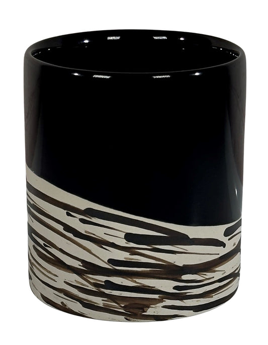 M-Ware® Bodie Island™ Zebra Pattern Candle Jar - 15oz
