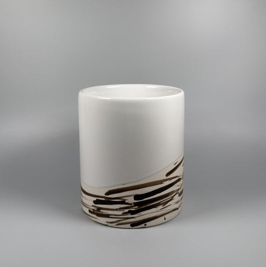 M-Ware® Bodie Island™ Zebra Pattern Candle Jar - 15oz