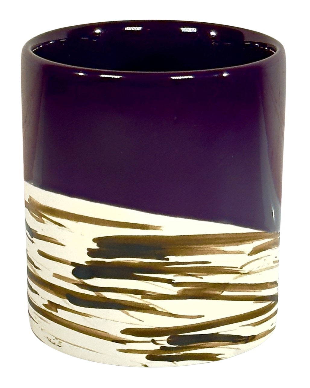 M-Ware® Bodie Island™ Zebra Pattern Candle Jar - 15oz